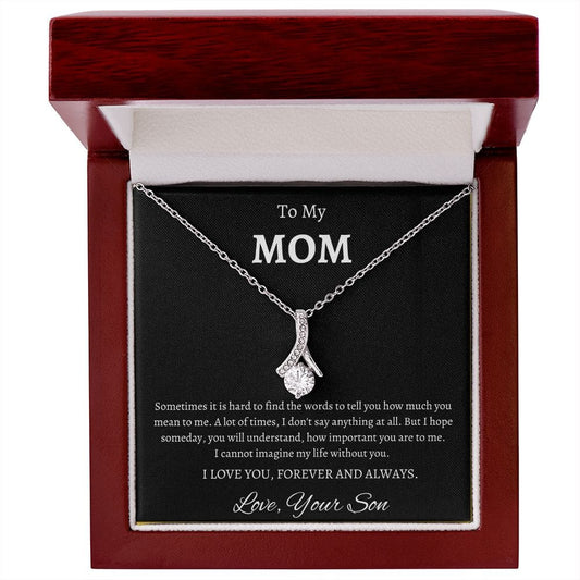To My Mom - Alluring Beauty Necklace