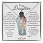 To My Daughter Love Dad - Love Knot Necklace