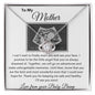 To My Mother - love knot Necklace