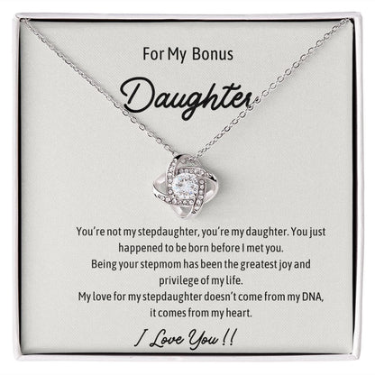 For My Bonus Daughter - Love Knot