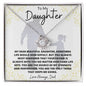 To My Daughter Love Dad- Love Knot