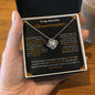 To My Beautiful Granddaughter - Love Knot Necklace
