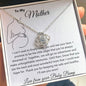 To My Mother - Love Knot Necklace