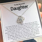 To My Beautiful Daughter - Love Knot Necklace