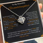 To My Beautiful Granddaughter - Love Knot Necklace