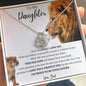 To My Daughter Love Dad - Love Knot Necklace
