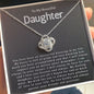 To My Beautiful Daughter - Love Knot Nedcklace