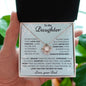 To My Daughter Love Dad - Love Knot Necklace