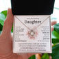 You're My Amazing Daughter - Love knot Necklace