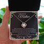 To My Amazing Mother Love Daughter - Love Knot Necklace