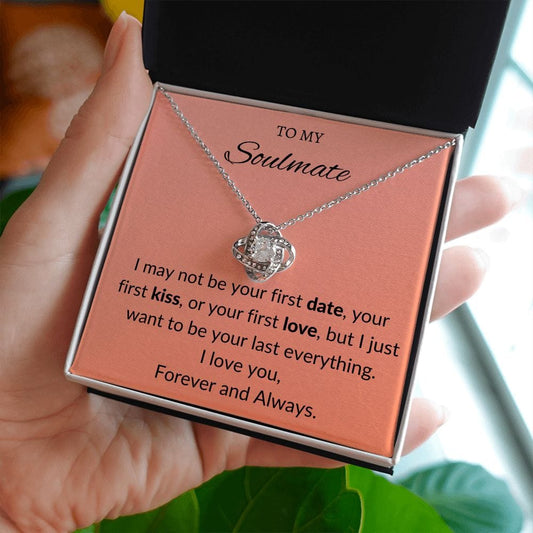 To My Soulmate - Love Knot Necklace