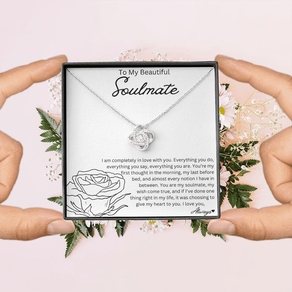 To My Beautiful Soulmate - Love Knot Necklace