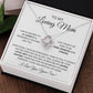 To My Loving Mother Love Son - Love Knot Necklace