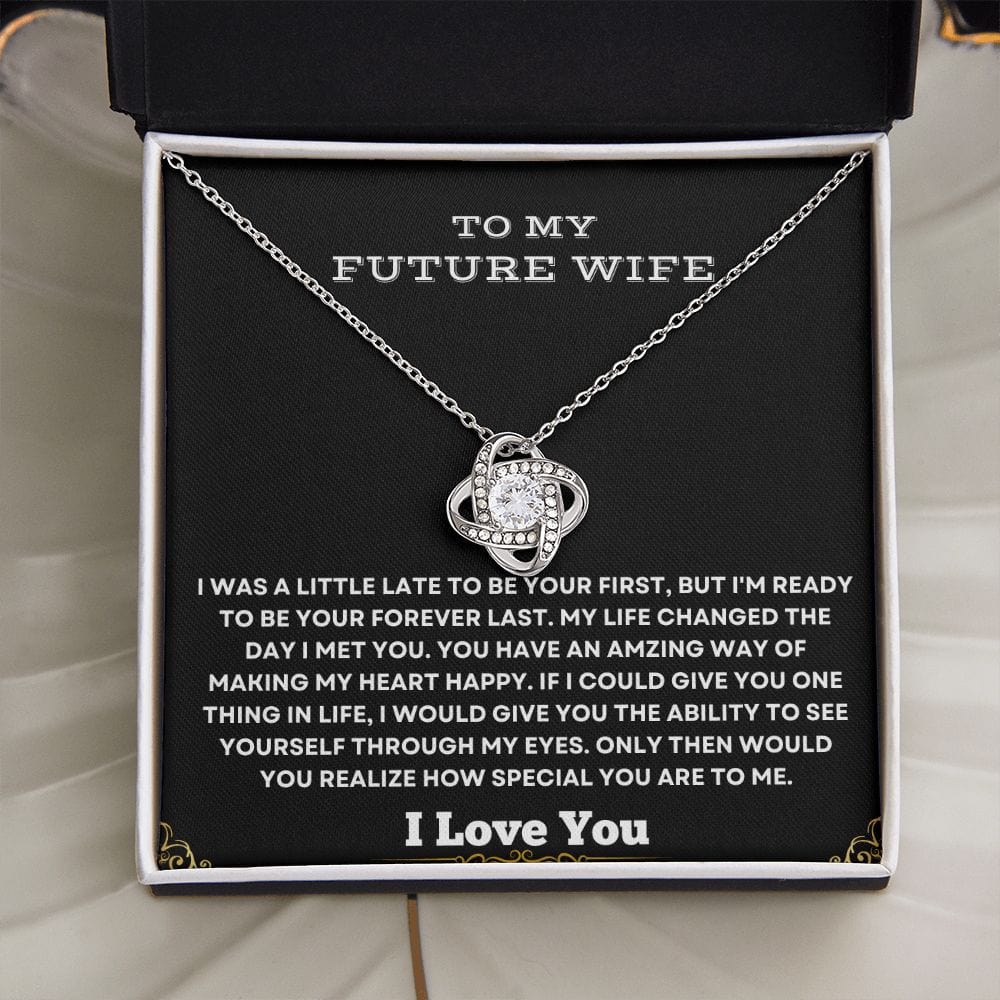 To My Future Wife - Love Knot Necklace