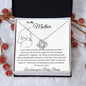 To My Mother - Love Knot Necklace