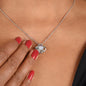 To My Daughter Love Dad - Love Knot Necklace