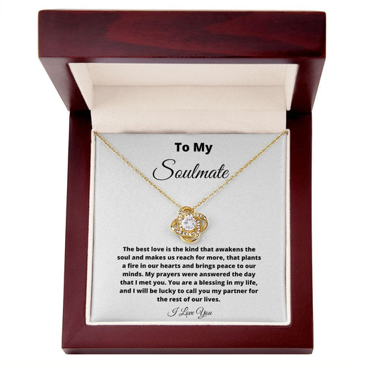 To My Soulmate - Love Knot