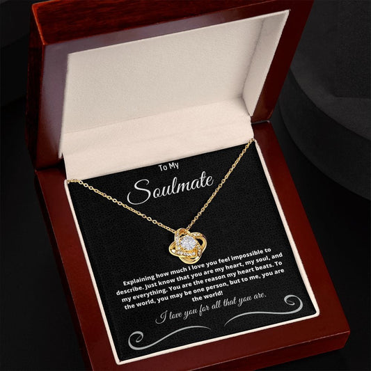 To My Soulmate Love Knot