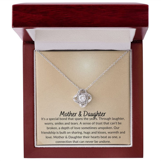 Mother & Daughter - Love Knot Necklace