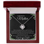 To My Amazing Mother Love Daughter - Love Knot Necklace