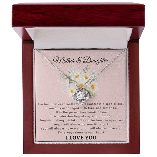 Mother & Daughter - Love Knot Necklace