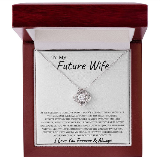 To My Future Wife - Love Knot Necklace