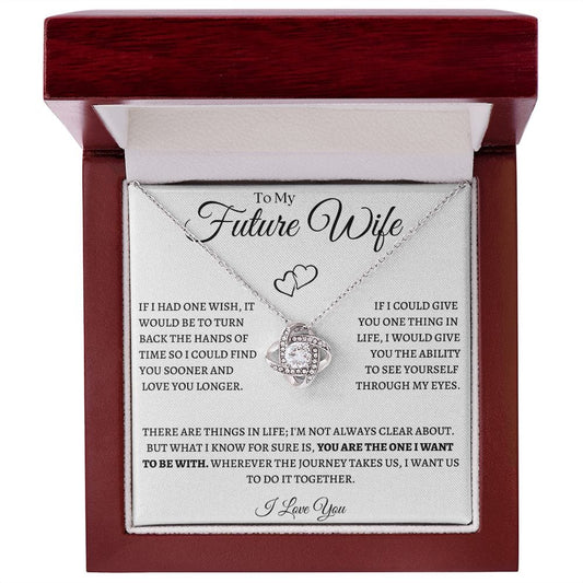 To My Future Wife - Love Knot Necklace