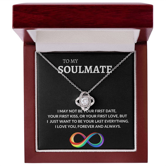 To My Soulmate - Love Knot Necklace