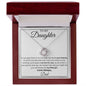 To My Daughter Love Dad - Love Knot Necklace