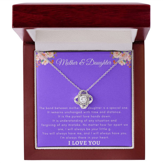 Mother & Daughter - Love Knot Necklace