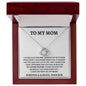 To My Mom Love Son - Love Knot Necklace