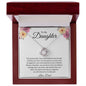 To My Daughter Love Dad - Love Knot Necklace