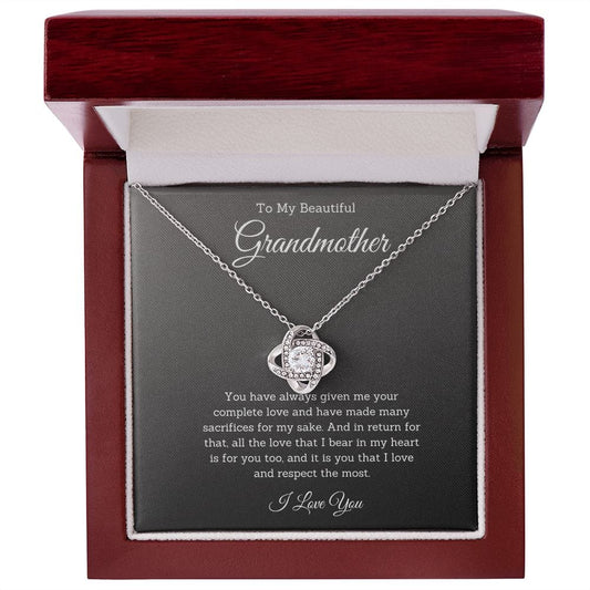 To My Beautiful Grandmother - Love Knot