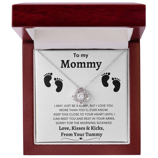 To My Mommy - Love Knot Necklace