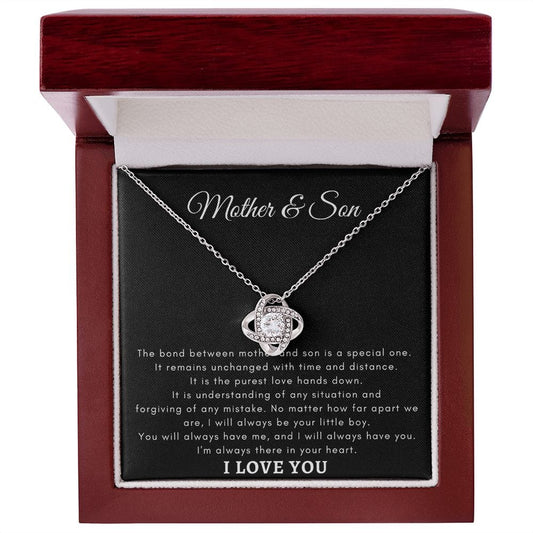 Mother & Son - Love Knot Necklace
