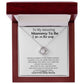 To My Amazing Mommy To Be - Love Knot Necklace