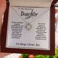 To My Beautiful Daughter Love Dad- Love Knot