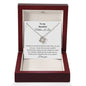 To My Beautiful Mother In Law - Love Knot necklace