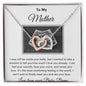 To My Mother - Interlocking Hearts Necklace