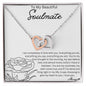 To My Beautiful Soulmate - Interlocking Hearts Necklace