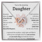 You're My Amazing Daughter - Interlocking Hearts Necklace