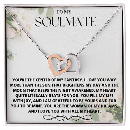 To My Soulmate (2)- Interlocking Heart