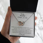 To My Beautiful Mother In Law - Interlocking Hearts Necklace