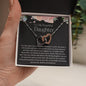 To My Beautiful Daughter - Interlocking Necklace