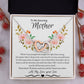 To My Amazing Mother Love Son - Interlocking Hearts Necklace