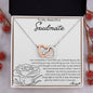 To My Beautiful Soulmate - Interlocking Hearts Necklace