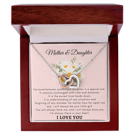 Mother & Daughter - Interlocking Hearts Necklace