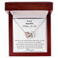 To My Beautiful Mother In Law - Interlocking Hearts Necklace