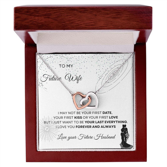 To My Future Wife - Interlocking Hearts Necklace