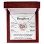 You're My Amazing Daughter - Interlocking Hearts Necklace